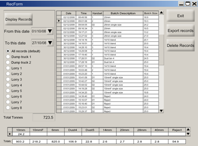 Blend controller records screen